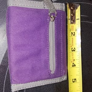 Cute Purple Gray Wallet